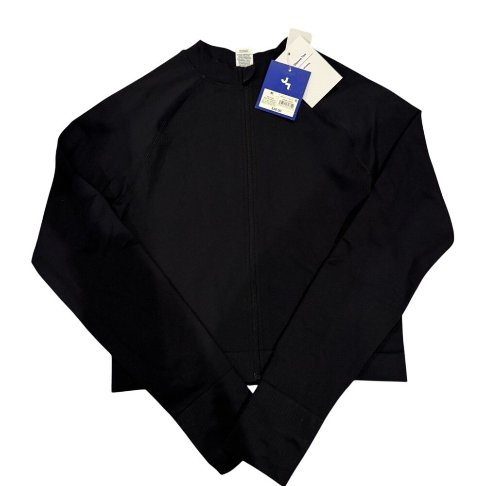 Target Black Long‎ Sleeve Jacket black full zip top